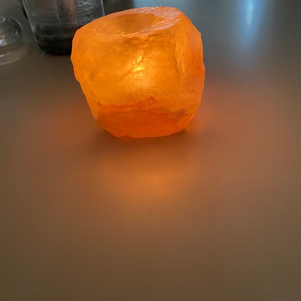 Simulated Pink Quartz TeaLight Votive